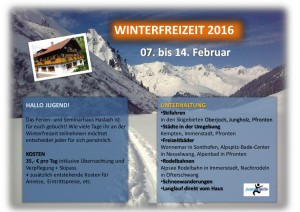 Winterfreizeit 2016